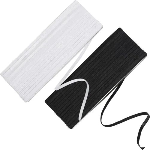 Miniatura 20 de Shappy Banda elástica para coser de punto de 1/2 pulgada x 11 yardas (beige)