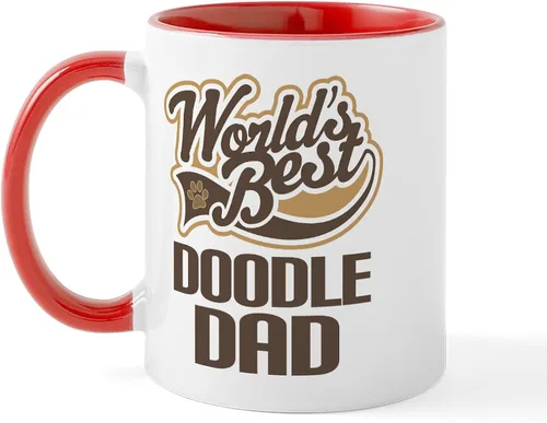 Miniatura 9 de CafePress I Love My Doodle Mugs - Taza de café de cerámica, taza de té, 11 onzas