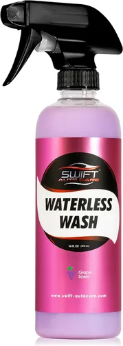 Swift SiO2 - Spray de cerámica sin agua para lavado de autos y detalle rápido (16 onzas), sellador hidrofóbico de acabado | Capa de revestimiento