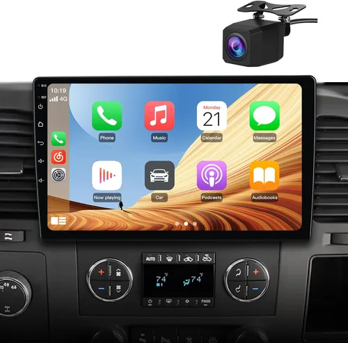 Miniatura 8 de AWESAFE Estéreo de radio de coche WiFi 5G para Chevy Silverado 2007-2013 GMC Sierra Yukon Android 13 reemplazo estéreo con CarPlay Android Auto