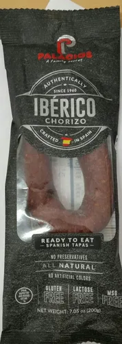 Miniatura 4 de Chorizo Autentico HOT de Palacios. Importado de España. Paquete de 6 unidades de 7.9 oz