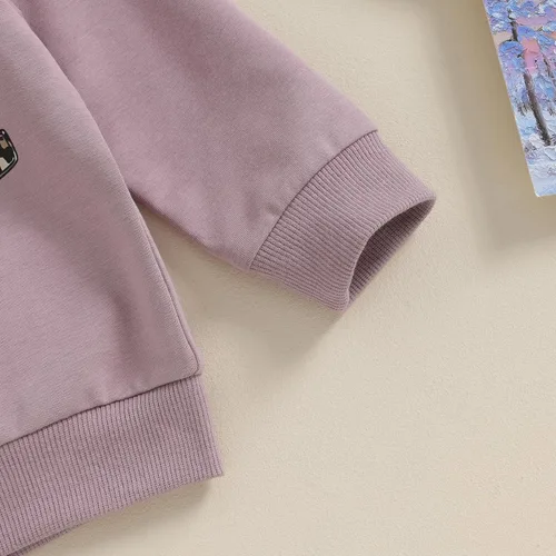 Miniatura 10 de GOOCHEER Conjunto de ropa de manga larga para niña pequeña, camisa y pantalones para niña, conjunto de ropa de primavera, otoño e invierno