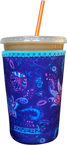 Miniatura 63 de Funda Koverz para café helado, funda aislante de neopreno para taza, se ajusta a una taza de café de 32 Oz., lavable y reutilizable, accesorios
