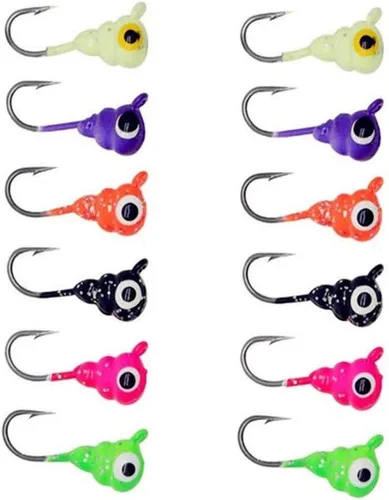 Señuelos de pesca en hielo Señuelos de pesca de cebo de pesca Señuelos de metal de invierno