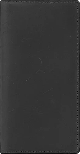 Miniatura 4 de NopoWalli - Cartera de cuero genuino para hombre Negro - Piel auténtica