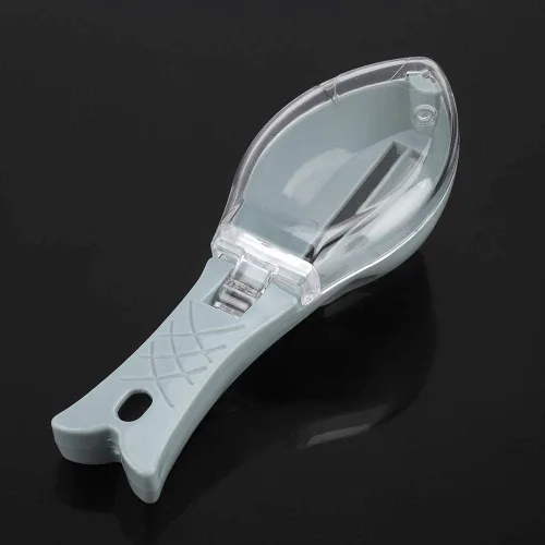 Miniatura 5 de Yosoo o Rápido Quitar Pescado Cepillo de raspado de piel de pescado Ralladores de cepillo de limpieza Peeler de plástico Raspador de cocina Cuchillo