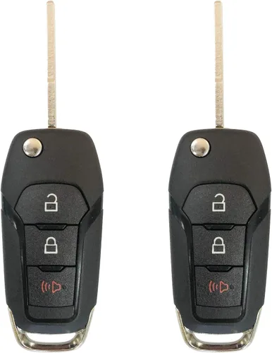 Repuesto para 2015 - 2019 Ford F-150 F-250 350 Llavero remoto sin llave, llavero plegable 164-R8130 N5F-A08TAA; por AUTO KEY MAX (Par)