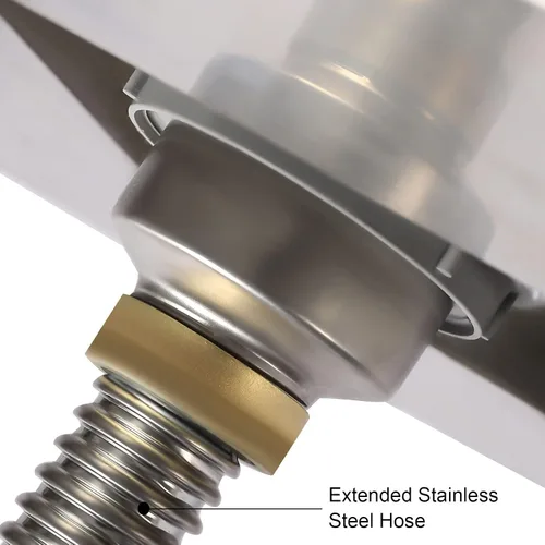 Miniatura 6 de PanDair - Cofre de hielo de acero inoxidable con tapa con bisagras, para interiores y exteriores, incluye tubo de drenaje y tapón de drenaje