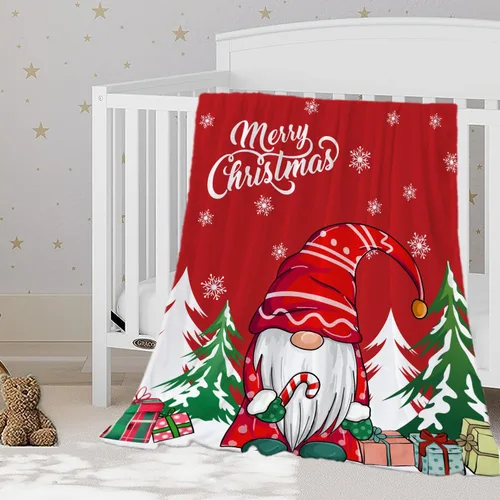 Miniatura 24 de YeeJu Manta de Navidad para Bebé Decorativa Roja a Cuadros Manta Navideña para Niños Pequeños Manta para Envolver Mascotas Cuna Suave Ligera