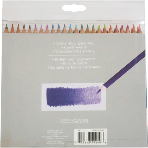 Miniatura 9 de Artist's Loft 72 lápices de colores surtidos, uso para colorear, dibujar, ilustrar y dibujar - 1 paquete