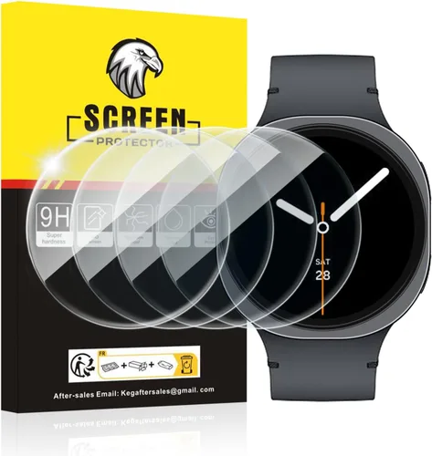 Miniatura 9 de SPGUARD Paquete de 4 protectores de pantalla para Samsung Galaxy Watch 7 de 1.575 pulgadas (1.575 in), película transparente de vidrio templado