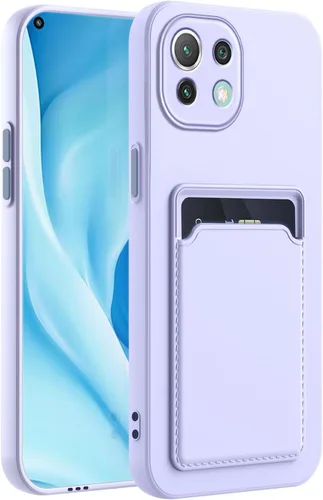 Miniatura 14 de Funda para Redmi Note 9 Pro, Redmi Note 9s con ranura para tarjetas de crédito, TPU suave silicona TPU resistente a los arañazos delgada ranura
