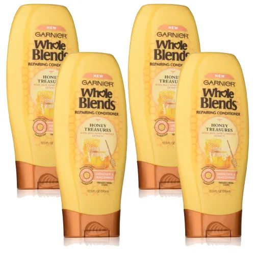 Miniatura 16 de Garnier Whole Blends Honey Treasures - Acondicionador reparador, para cabello seco y dañado, 3 onzas líquidas (tamaño de viaje), 1 unidad