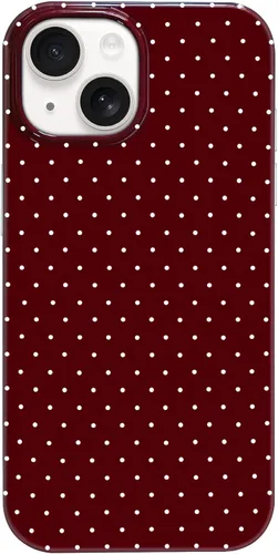 Miniatura 113 de Hython Funda para iPhone Air, diseño estético de lunares lindos, funda simple de 6.5 pulgadas, delgada, antiarañazos, parachoques de TPU suave, a