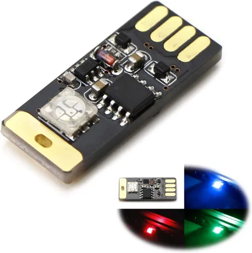 Miniatura 14 de ICBEAMER Smart USB 1-Paquete (Azul) Luz de Noche LED Automática Plug-in Miniatura para Coche, Van, Pickup, Camión, Interior, Maletero, Iluminación