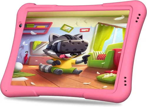 Miniatura 10 de PRITOM Tableta para niños de 10 pulgadas Android 14, 32GB, Quad-Core, 6000mAh, pantalla IPS HD grande, WiFi 6, cámara dual, Bluetooth, Tableta