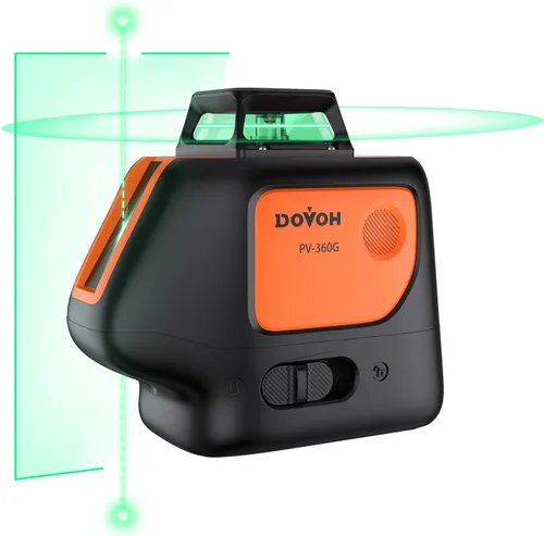 Miniatura 10 de DOVOH Nivel Láser Recargable Autonivelante, Nivel Láser de Línea Cruzada de Alta Precisión Verde 20m Horizontal y Vertical Ángulo Expandido 150°