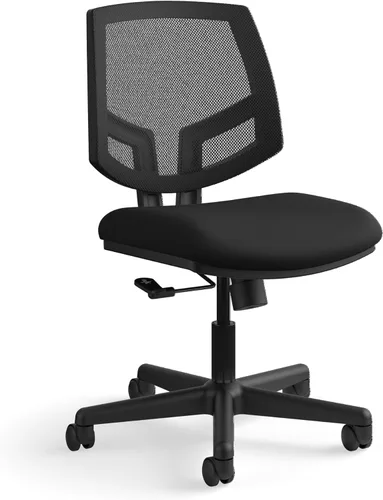 Miniatura 12 de HON Volt Silla sin brazos, ergonómica ajustable con inclinación central, reclinable, respaldo y asiento de cuero, sillas de escritorio giratorias