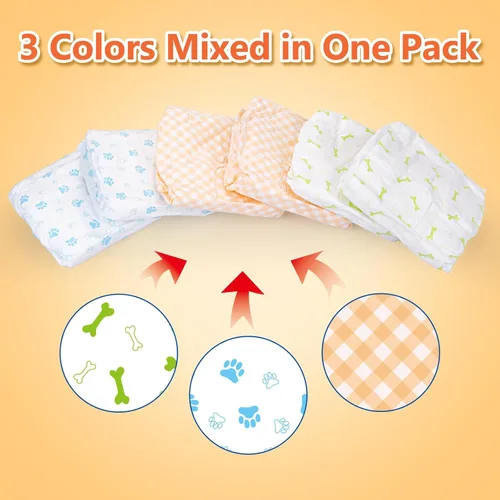 Miniatura 2 de Pet Soft, pañales desechables para mascotas, perros, cachorros, 12 unidades, 72 pañales, XXS- XL