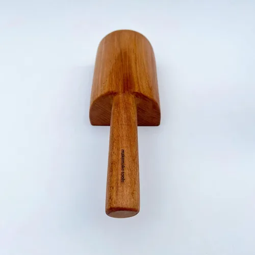 Miniatura 7 de MakeMake Herramientas Mazo de arcilla de madera hecho a mano 20oz Mazo de cerámica Mazo de cerámica