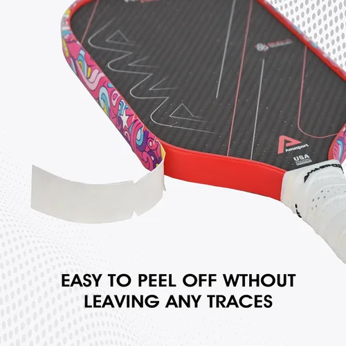 Miniatura 7 de PICKLETECH Pickleball Edge Guard Tape – Pink Unicorn Pattern Edge Tape for Pickleball Paddle - Fit Perfectly Curved Edge - No Wrinkling Unicornio