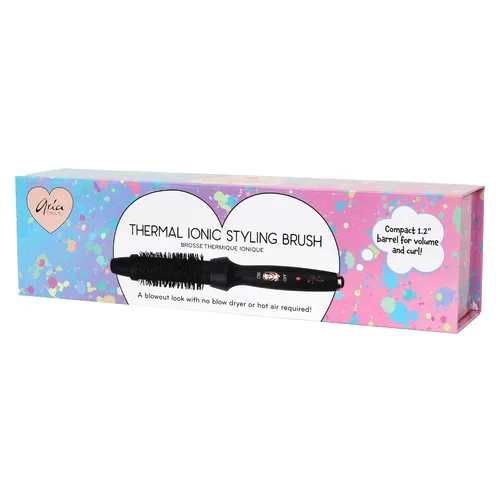Miniatura 5 de Aria Beauty Cepillo térmico iónico – Herramienta de peinado caliente para golpes perfectos – No sopla aire – Cepillo redondo de cerámica – Diseño