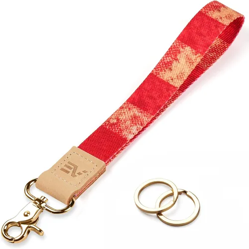 Miniatura 45 de EcoVision - Llaveros lindos con correa para llaves, llavero de muñeca para mujer, correa de insignia con 2 argollas para llaves