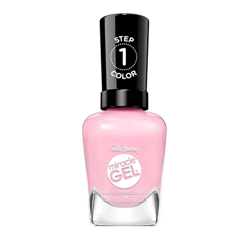 Miniatura 51 de Sally Hansen Miracle Gel Supercharged Pinks Esmalte de uñas Fórmula similar a gel de calidad de salón, sistema de dos pasos, no necesita luz UV