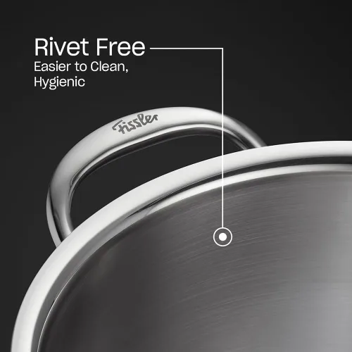 Miniatura 2 de Fissler M5 Pro-Ply - Cacerola de acero inoxidable de 5 capas, 1.5 cuartos de galón