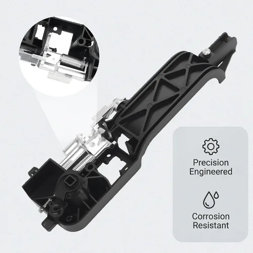 Miniatura 5 de 8s4z5426685b Soporte de Manija de Puerta del Conductor Delantera Izquierda Refuerzo de Base para 2008 2009 2010 2011 Ford Focus Reemplaza