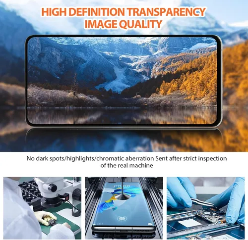 Miniatura 4 de AMOLED de 6.8 pulgadas para Samsung Galaxy S21 Ultra LCD G998U1 G998W G998B G998B/DS S21Ultra 5G Pantalla LCD táctil reemplazo (con marco plateado)