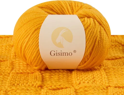Miniatura 32 de 100% lana merino para tejer y ganchillo, hilo lujoso y suave de 6 cabos para tejer y crochet a mano, 1.76 oz/50 g, 127 yardas/116 metros