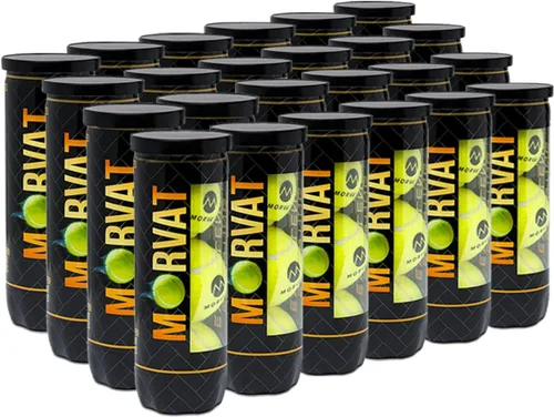 Miniatura 10 de Morvat Pelotas de tenis profesionales de tamaño estándar, bolas de fieltro amarillo presurizadas extra resistentes para niños, adultos y perros