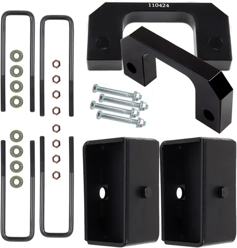 Miniatura 8 de SCTIOO Kit de nivelación de elevación delantera de 2 pulgadas trasero de 1 pulgada para Chevrolet Silverado 1500 2007-2023 Kit de elevación