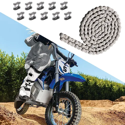 Miniatura 2 de KAMIER Cadena de transmisión 25H 126 Link para Razor MX350 MX400 ZR350 SX350 McGrath Dirt Rocket Bike Kids Electric Pocket Mod Mini Euro Bella Vapor