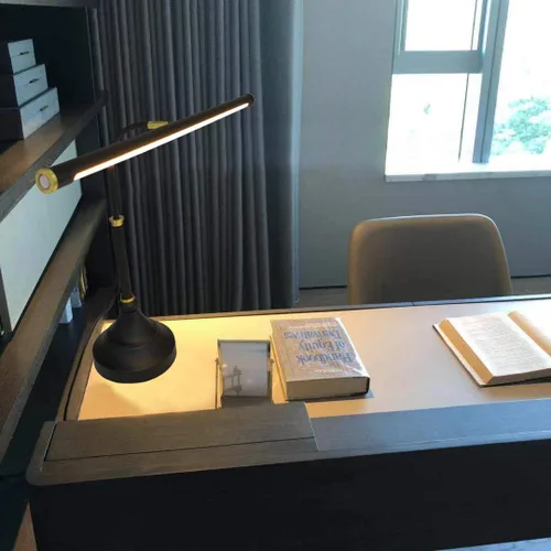 Miniatura 3 de HomeFocus - Lámpara de piano, lámpara de piano, lámpara de música, luz de lectura para el cuidado de los ojos, lámpara de escritorio, negro