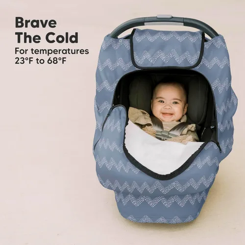 Miniatura 2 de KeaBabies Funda de asiento de automóvil de invierno para bebé, recién nacido, ajuste universal, fundas de asiento de automóvil para bebé, niña
