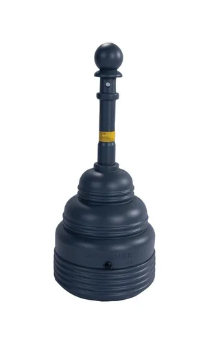Miniatura 6 de Eagle, SafeSmoker 1208BEIGE Cenicero para exteriores, polietileno de alta densidad (HDPE) con cubo de acero, 4 galones, color beige