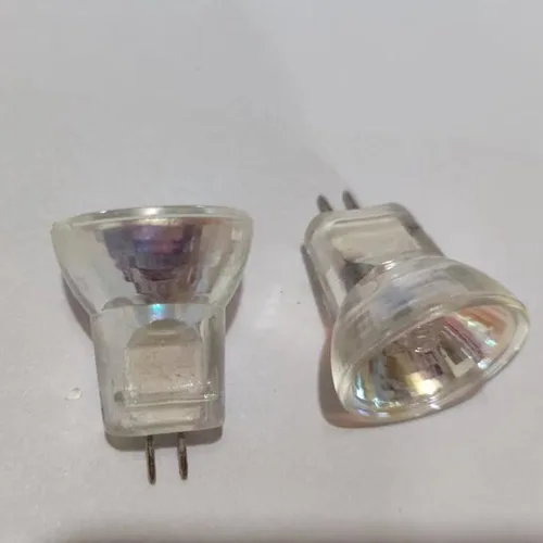 Miniatura 6 de 1 bombillas halógenas MR8 GU4 foco halógeno 12 V 10 W 20 W 6 V 5 W pequeño mini proyector MR8 bombilla halógena regulable blanco cálido, 6 V, 5 W