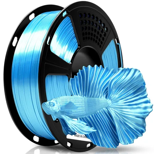 Miniatura 26 de GEEETECH Filamento PLA de color dorado sedoso de 0.069 libras, filamento de seda brillante para impresora 3D, carrete de 2.2 libras, precisión