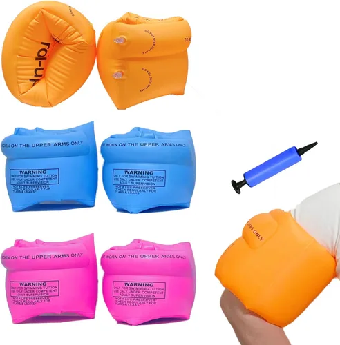 Flotadores inflables para brazos, bandas para el brazo, flotador de tubo de natación para adultos, playa, flotador, fiesta, piscina