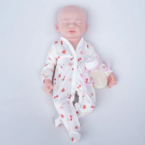 Miniatura 14 de Muñeca bebé de silicona completa de 18 pulgadas – Muñecas realistas de silicona platino de cuerpo completo, regalo de cumpleaños de Navidad