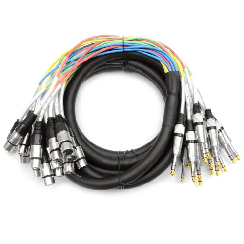 Miniatura 5 de Seismic Audio - SAXT-4x5F - Cable de serpiente hembra TRS a XLR de 4 canales de 1/4 pulgadas - 5 pies de largo - Extremos de servicio - Serpiente