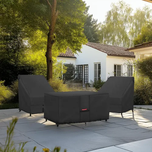 Miniatura 5 de Porch Shield - Funda para chimenea de patio - Funda impermeable 600D para chimenea de exteriores rectangular - Protector de cubierta de mesa