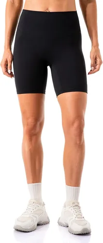 Lavento - shorts para ciclismo, yoga, para mujer con sensación de segunda piel, cintura alta, ultrasuave, tiro de 56 pulgadas.