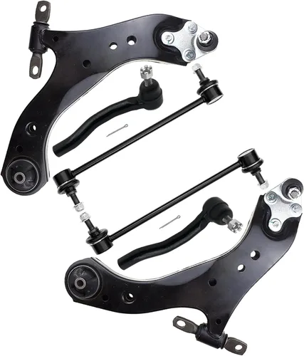 Miniatura 127 de Detroit Axle - Kit de brazos de control de extremo delantero 4WD para Ford 04-08 F-150, 06-08 Lincoln Mark LT, 4 extremos de barra de acoplamiento