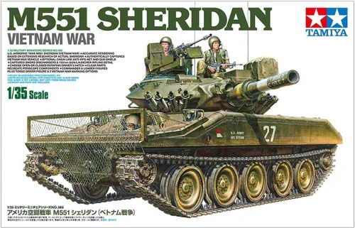 Miniatura 10 de Tamiya 35365 1/35 US Airborne Tank M551 Sheridan Plastic Model Kit
