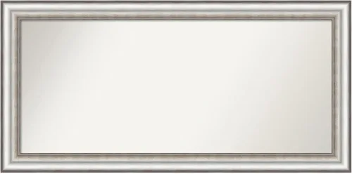 Miniatura 39 de Amanti Art Espejo de baño plateado para sobre el fregadero, 26 x 26 pulgadas, espejo cuadrado de plata antigua, marco de madera tradicional mediano