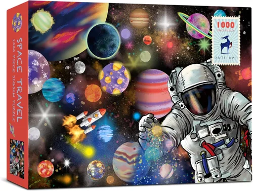 Miniatura 2 de Antelope - Rompecabezas de 1000 piezas para adultos, rompecabezas de viaje espacial de 1000 piezas por Lynn Weilin, 29.5 x 20.5 pulgadas, piezas