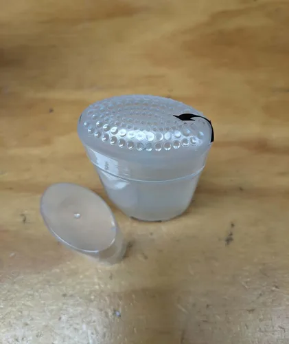 Miniatura 3 de Recipientes de desodorante de gel vacíos: plástico libre de BPA, giratorio, 2.5 onzas, relleno superior, gel que se exprime a través de los agujeros
